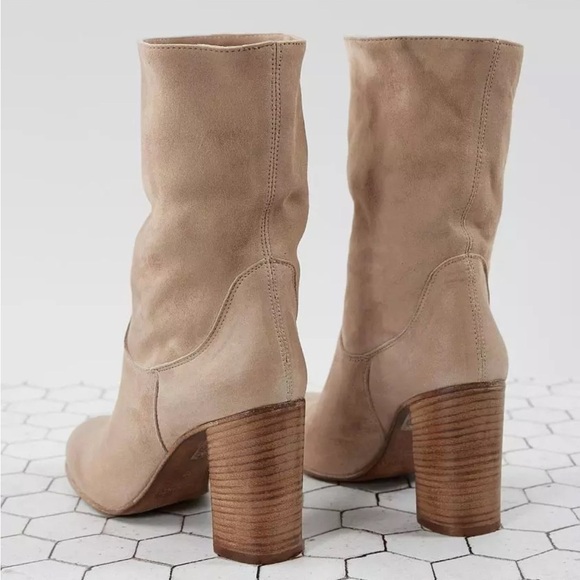 Free People Dakota Heeled Suede Midi Boot - Picture 5 of 11